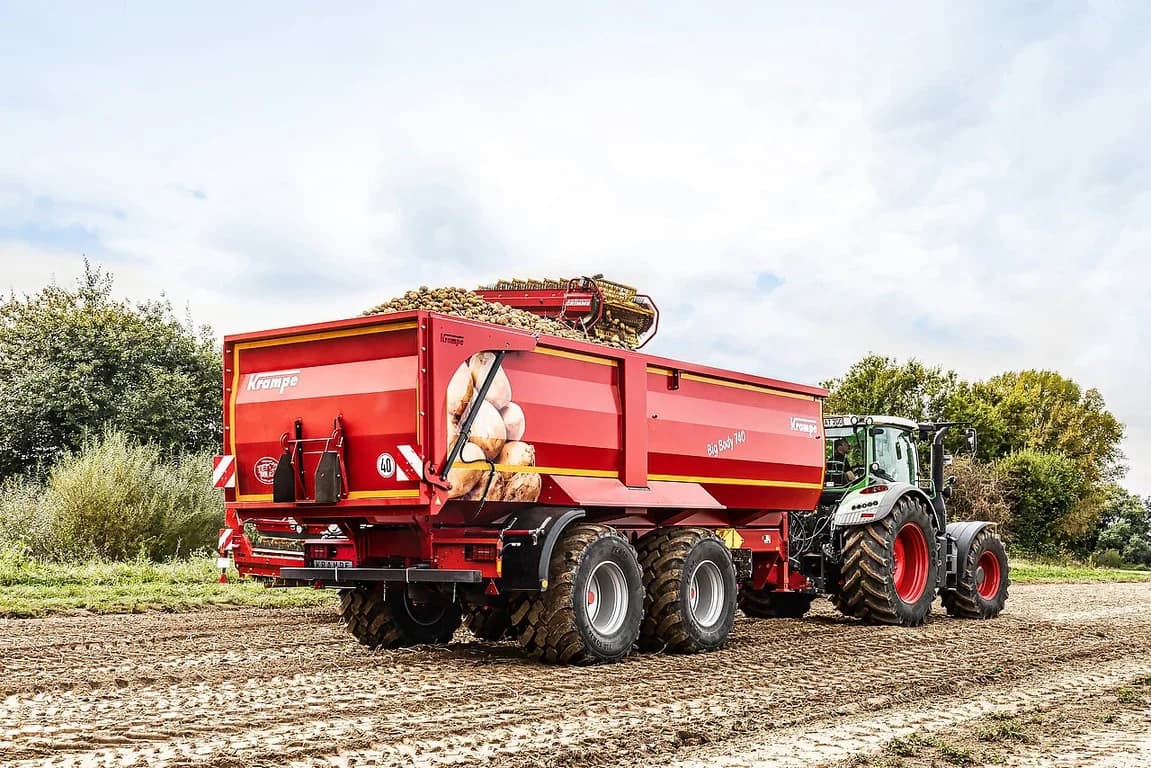 Tipping trailer Krampe BigBody 740 — Krampe