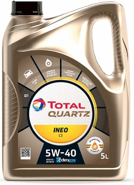 Total моторна олива Quartz Ineo C3 5W-40 — Total