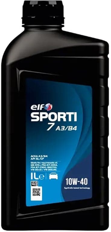 Elf моторна олива Sporti 7 A3/B4 10W-40 — Elf