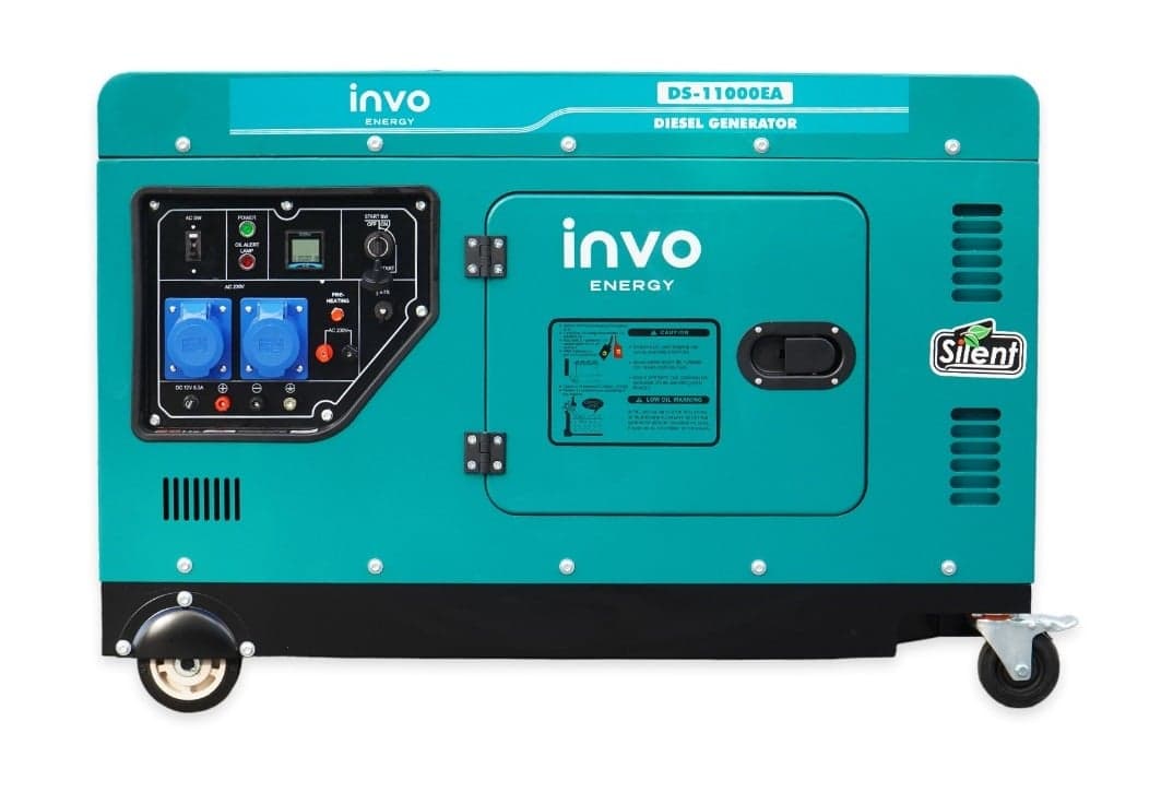 Генератор дизельний INVO DS-11000EA у кожусі, 10/11кВт, 220В — INVO