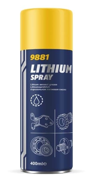 Mannol мастило Lithium Spray 9881 — MANNOL