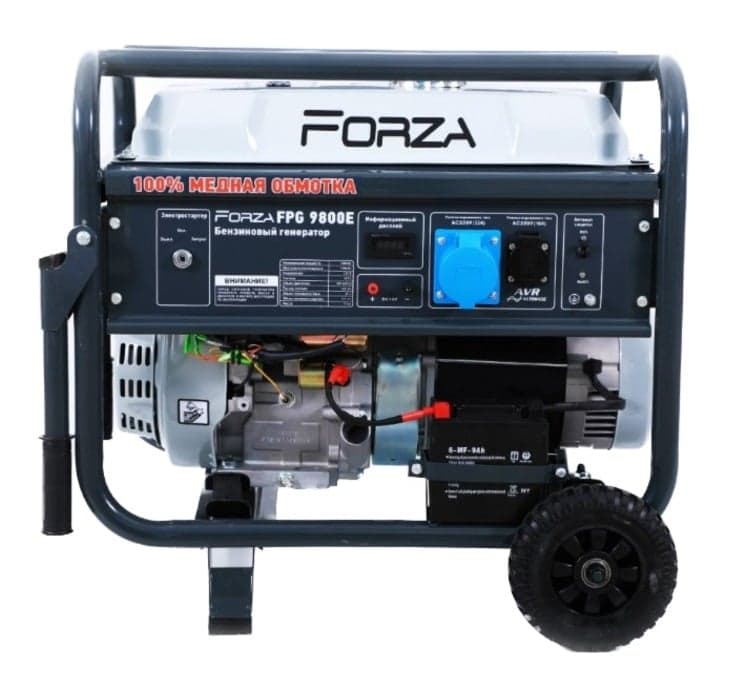 Генератор Forza FPG 9800Е 7.0/7.5 кВт з електрозапуском — FORZA