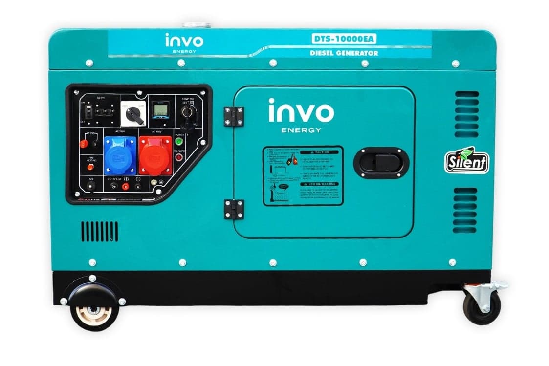Генератор дизельний INVO DTS-10000EA у кожусі, 9/10кВт, 230/380В — INVO