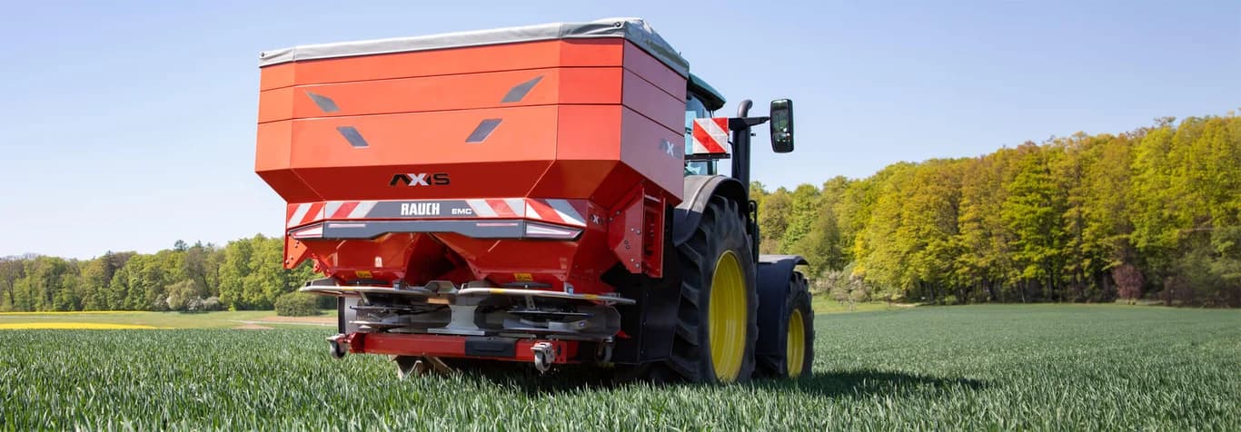 Fertilizer spreader RAUCH AXIS M 55 EMC +W ISOBUS — RAUCH