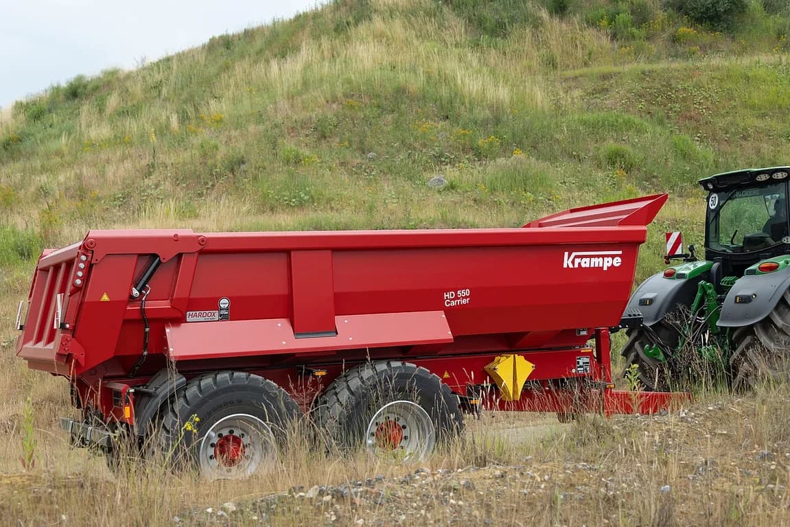 Tipping trailer Krampe HD 550 Carrier — Krampe