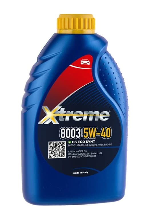 Олива моторна Xtreme 8003 C3 ECO SYNT SAE 5W-40 повна синтетика — Xtreme