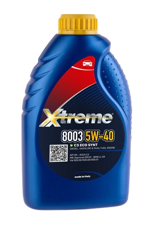 Олива моторна Xtreme 8003 C3 ECO SYNT SAE 5W-40 повна синтетика — Xtreme
