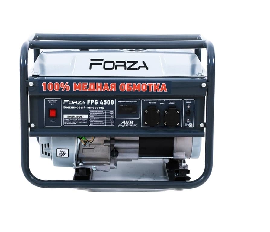 Генератор Forza FPG4500 2.8/3.0 кВт з ручним запуском — FORZA