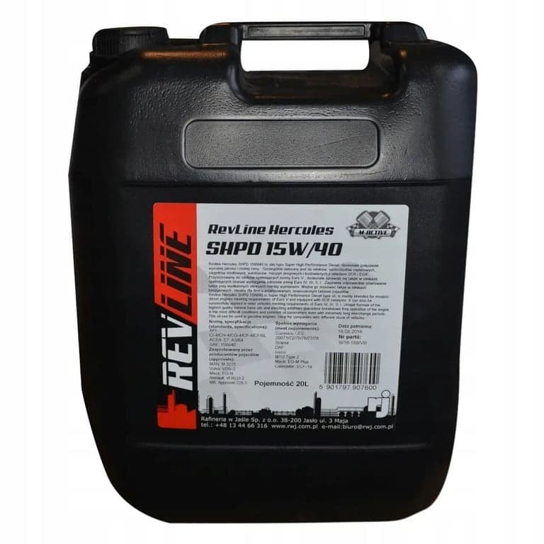 Revline моторна олива Hehcules SHPD 15W-40 — Revline