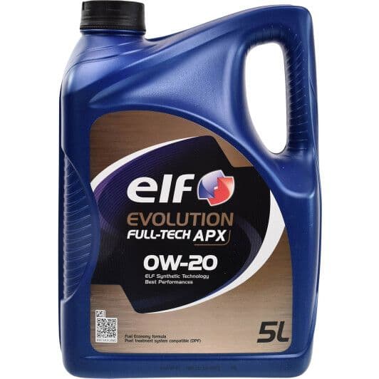 Elf моторна олива Evolution Fulltech APX 0W-20 — Elf