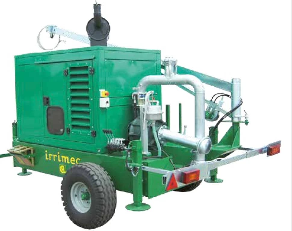 Irrimec Motorpump version with silencer and soundproof cowling to not cause disturbance — Irrimec