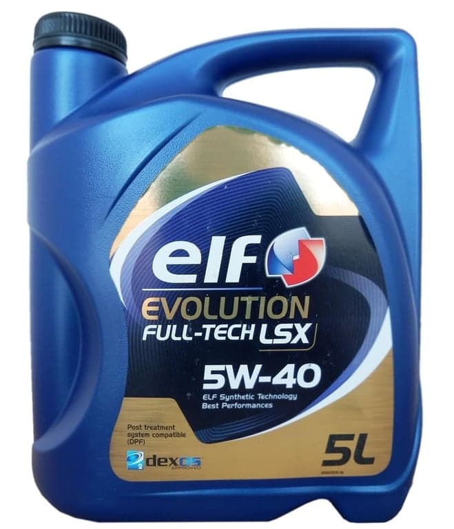 Elf моторна олива Evolution Full-tech LSX 5W-40 — Elf