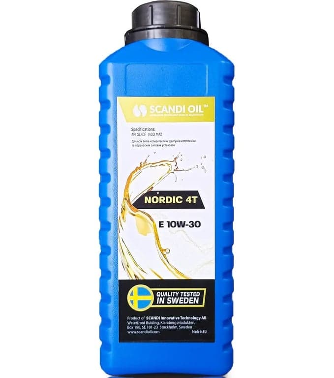Scandi Oil моторна олива Nordic 4T E 10W-30 1 LT — Scandi Oil