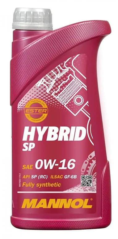 Mannol моторна олива Hybrid SP 0W-16 — MANNOL