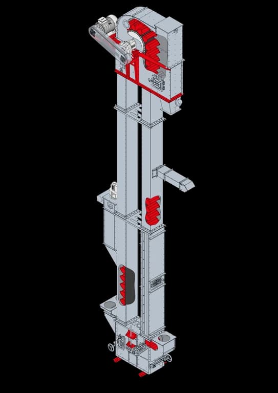 Mysilo H Model Bucket Elevator — Mysilo