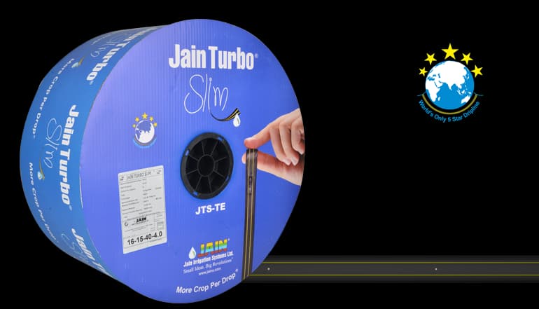 Drip irrigation system Jain Irrigation Jain Turbo Slim - TE — Jain Irrigation