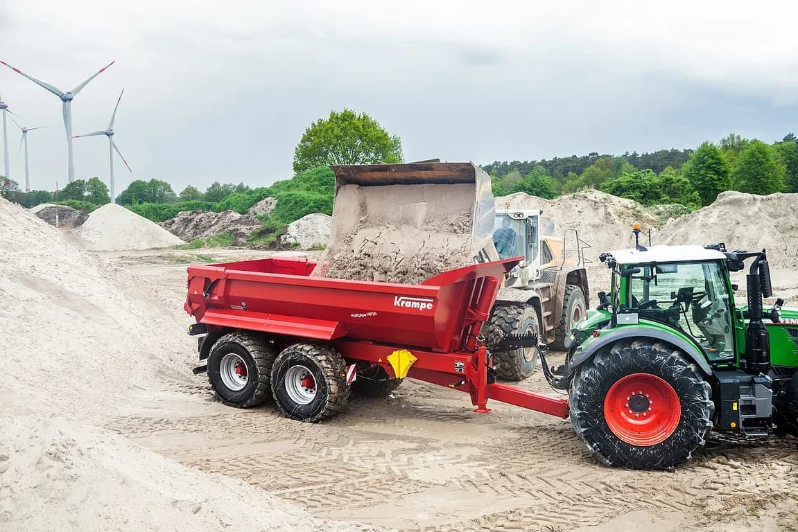 Tipping trailer Krampe Halfpipe HP 20 — Krampe