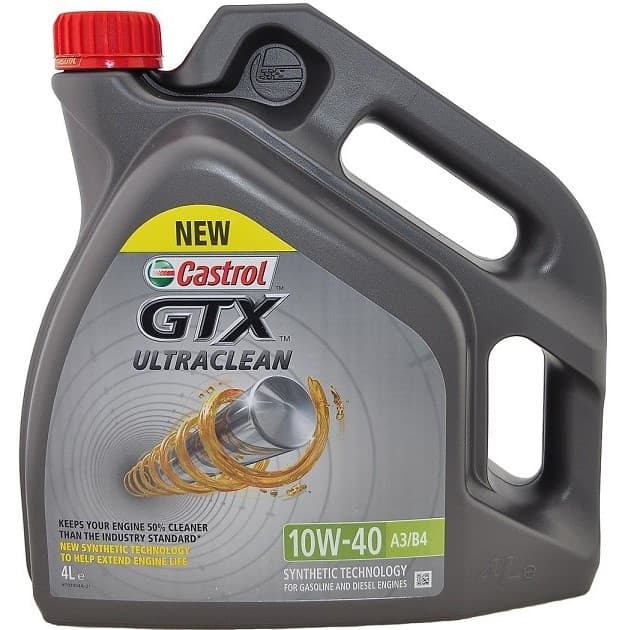 Castrol моторна олива GTX Ultraclean 10W-40 A3/B4 — Castrol
