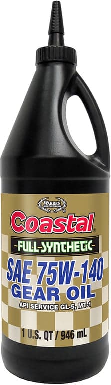 Трансмісійна олива Coastal 75W140 FULL SYNTHETIC — Coastal