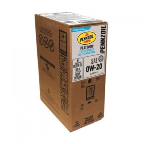 Моторна олива Pennzoil Platinum 0W20 24/1 Qt Ecobox — Pennzoil