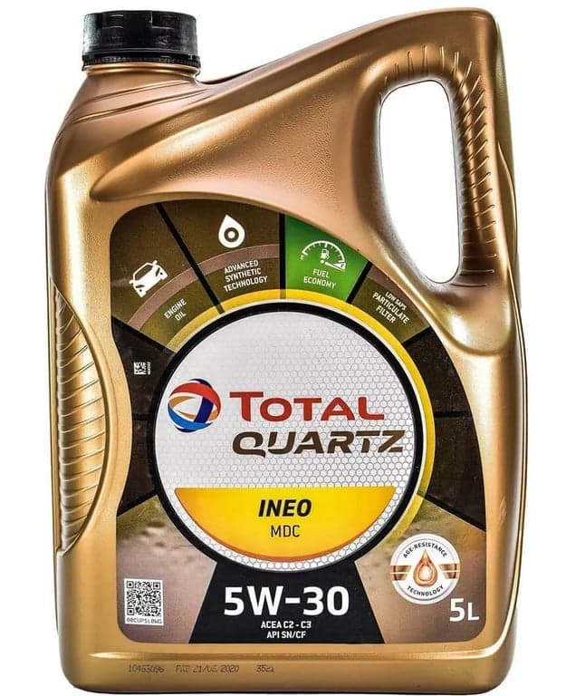 Total моторна олива Quartz Ineo MDC 5W-30 — Total
