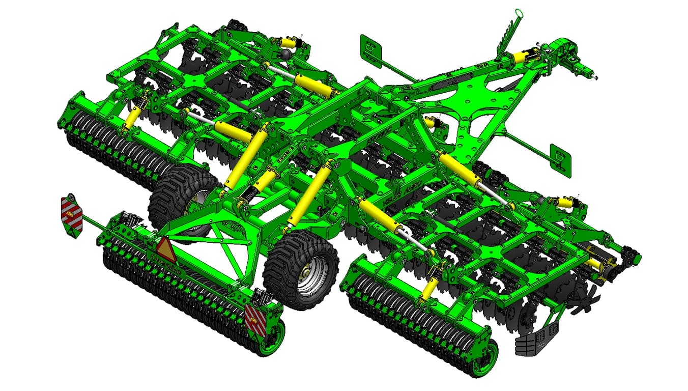 Disc harrow Veles-Agro KRONOS 8 with knife rollers — Veles-Agro