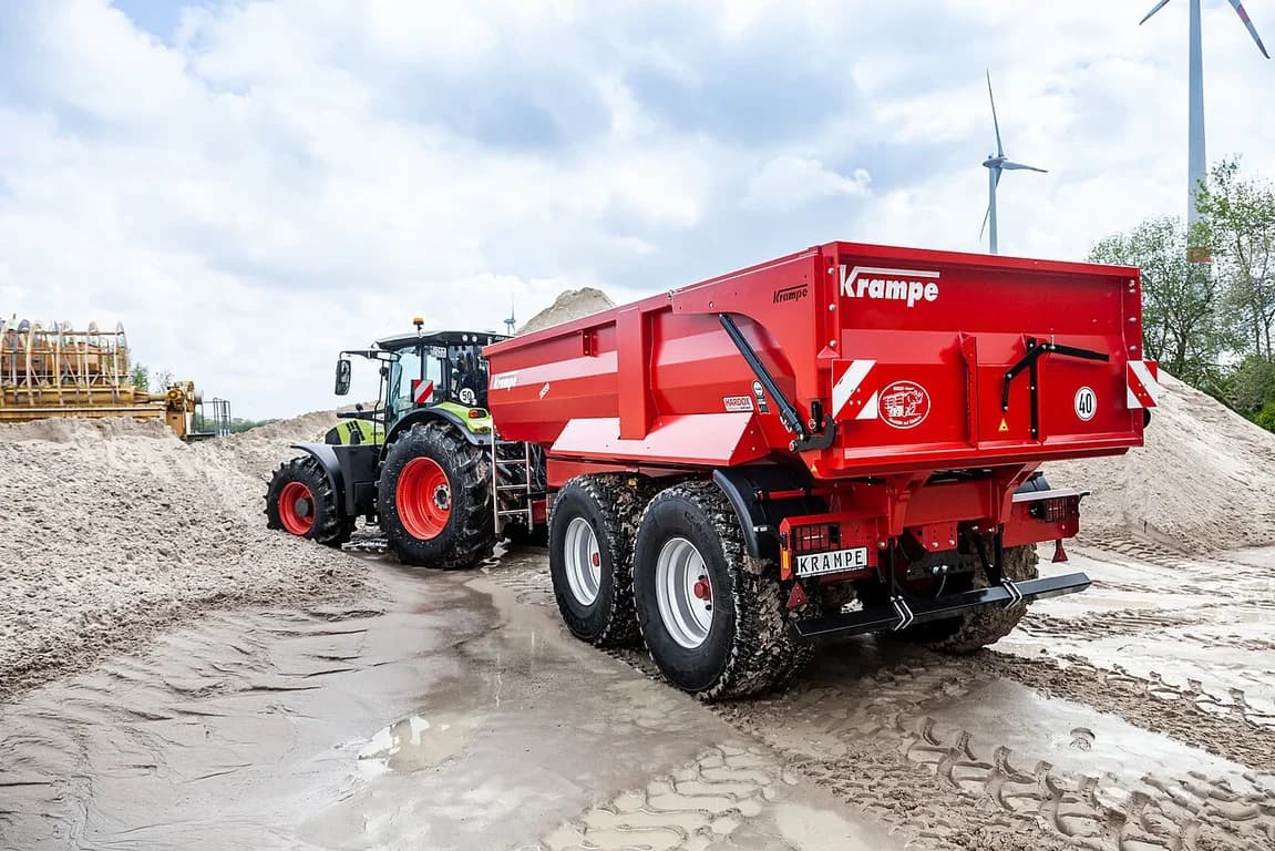 Tipping trailer Krampe SK 550 — Krampe
