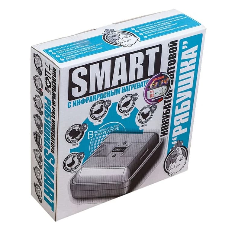 Рябушка інкубатор Smart 70 (цифровий, механічний) — Рябушка