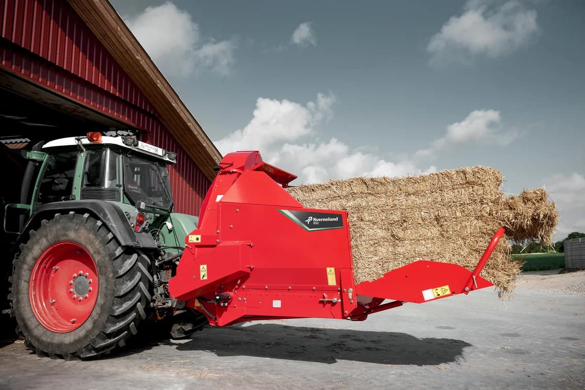 Bale processor Kverneland 852 — Kverneland