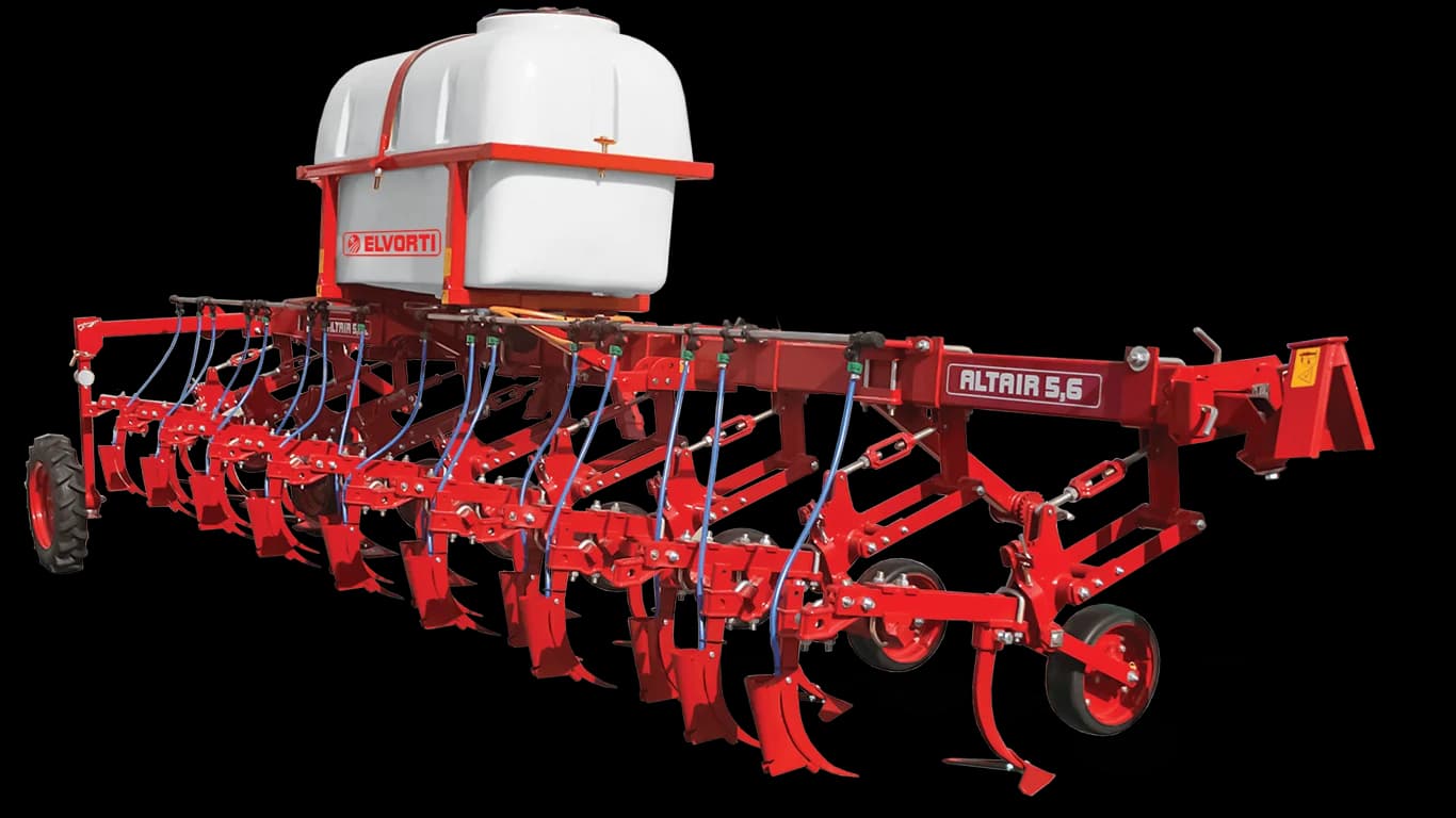 Inter-row cultivator Elvorti ALTAIR 5.6-01 with a device for applying liquid mineral fertilizers — Elvorti
