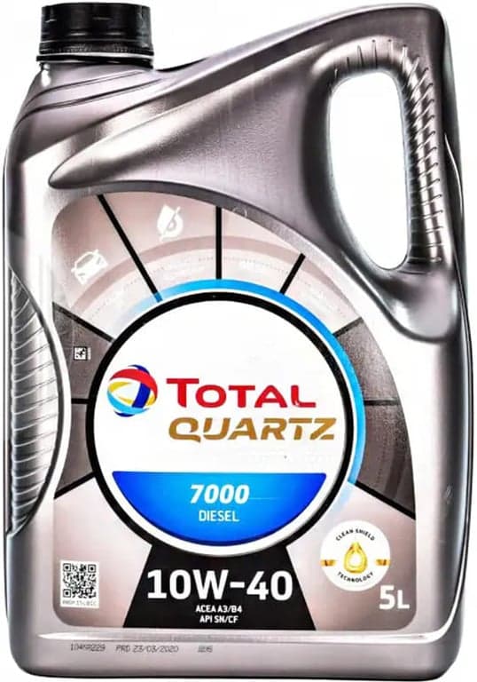 Total моторна олива Quartz 7000 Diesel 10W-40 — Total
