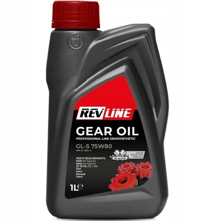 Revline трансмісійна олива Semisynthetic GL-5 75W-80 — Revline