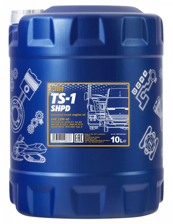 Mannol моторна олива TS-1 SHPD 15W-40 7101 — MANNOL