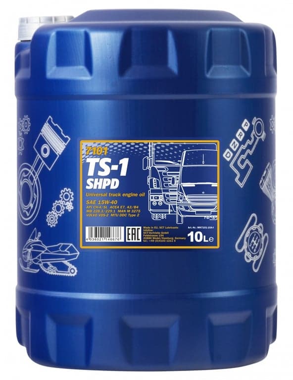 Mannol моторна олива TS-1 SHPD 15W-40 7101 — MANNOL