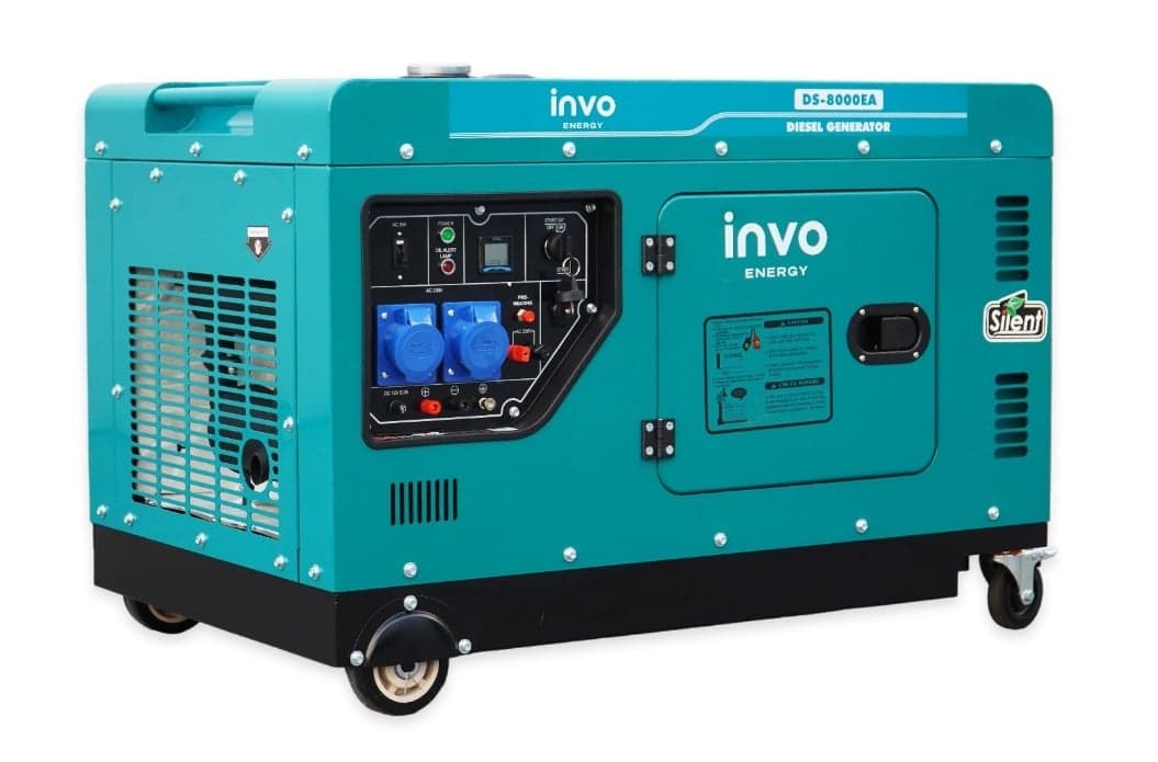 Генератор дизельний INVO DS-8000EA у кожусі, 7,5/8кВт, 220В — INVO