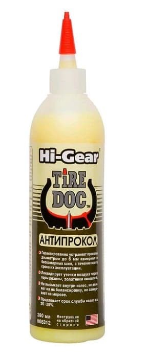 Герметик для шин Hi-Gear Tire Doc Антипрокол — Hi-Gear