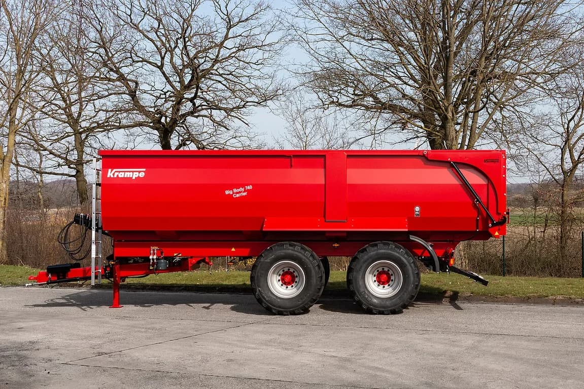 Tipping trailer Krampe BigBody 740 Carrier — Krampe