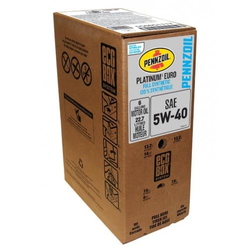 Моторна олива Pennzoil Platinum Euro 5W40 24/1 Qt Ecobox — Pennzoil