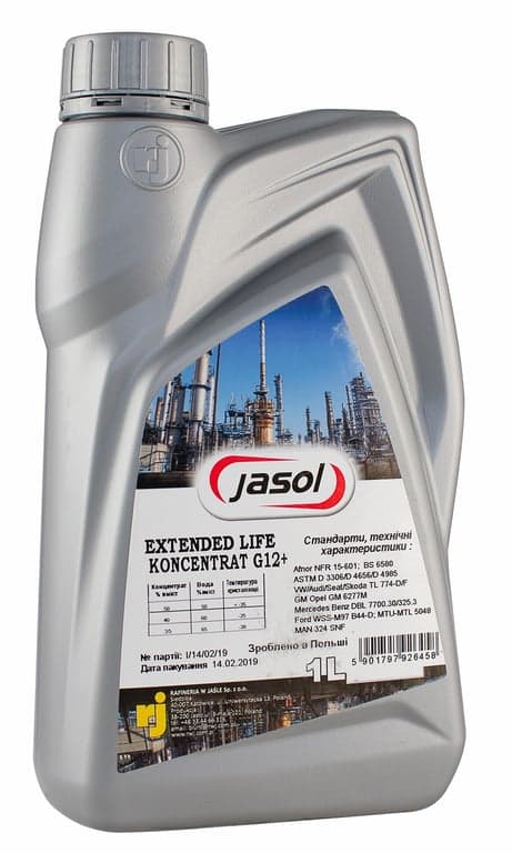 Jasol антифриз Extended Life -37 G12+ — JASOL