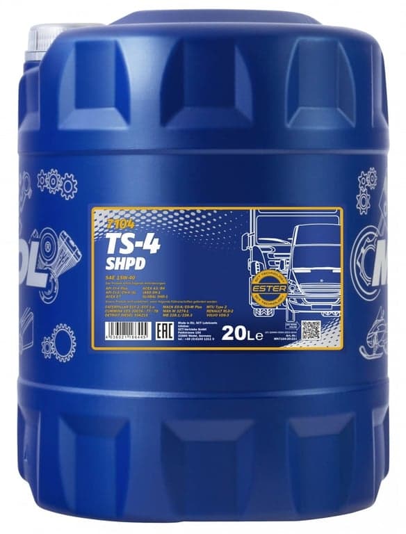 Mannol моторна олива TS-4 SHPD 15W-40 Extra 7104 — MANNOL