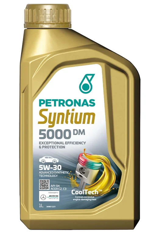 Petronas моторна олива Syntium 5000 DM 5W-30 SN — PETRONAS