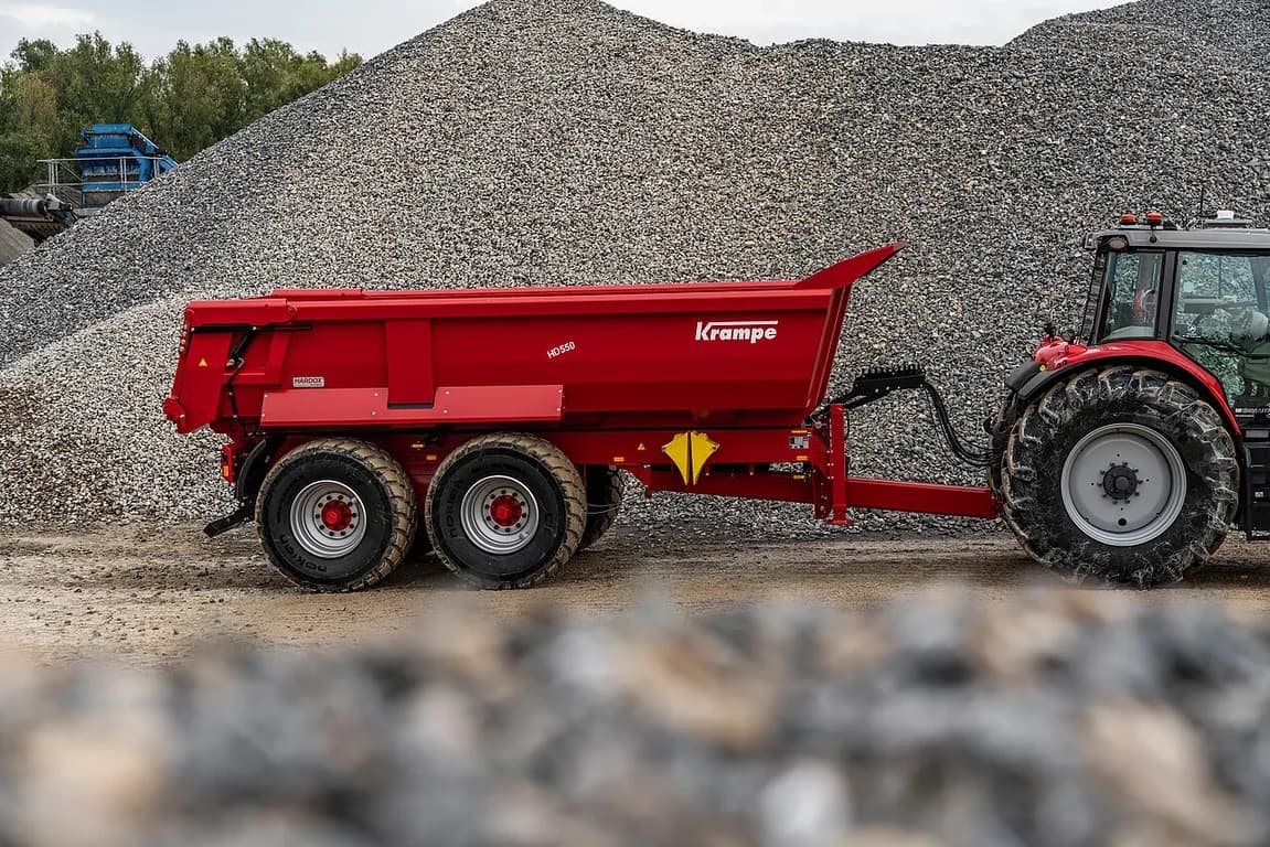 Tipping trailer Krampe HD 550 — Krampe