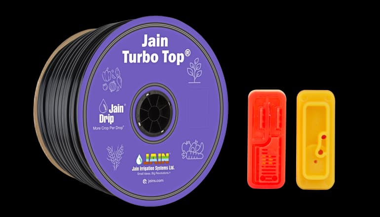 Drip irrigation system Jain Irrigation Jain Turbo Top HD, PC & PCAS — Jain Irrigation