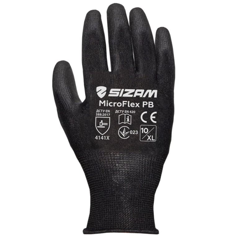 Захисні рукавички MICROFLEX PB (пакування 60шт) — Sizam