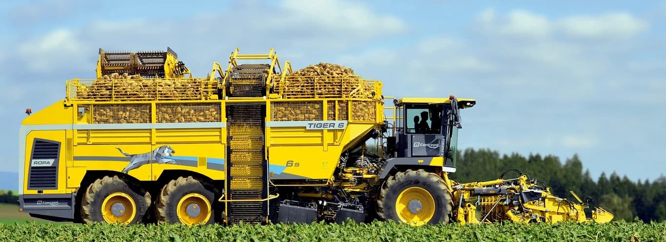 Beet harvester ROPA Tiger 6S — ROPA