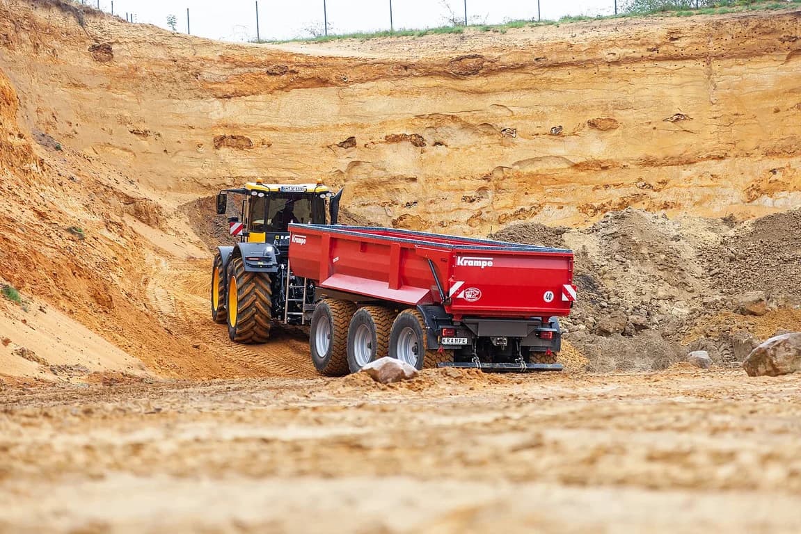 Tipping trailer Krampe SK 750 — Krampe