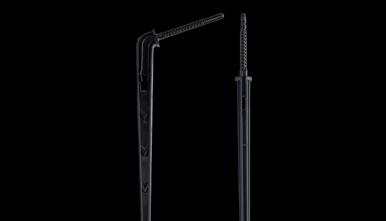 Drip irrigation system Jain Irrigation Labyrinth Stake Elbow — Jain Irrigation