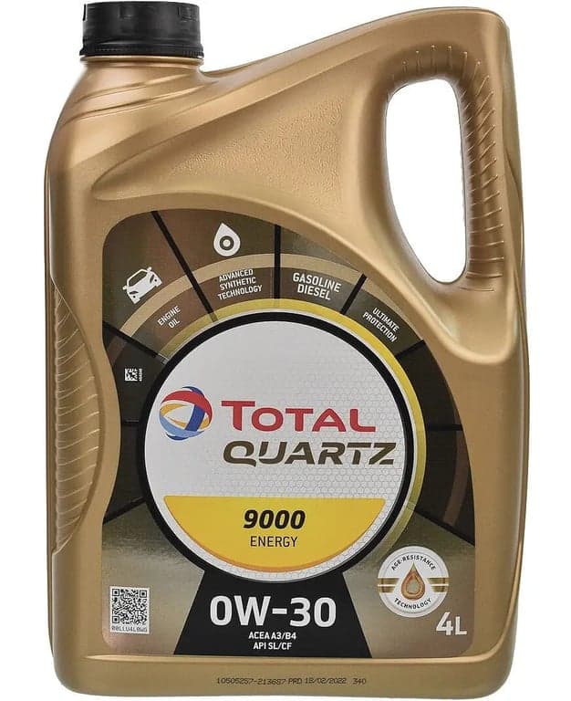 Total моторна олива Quartz 9000 Energy 0W-30 — Total
