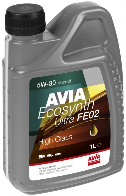 Avia моторна олива Ecosynth Ultra FE 02 5W-30 — AVIA
