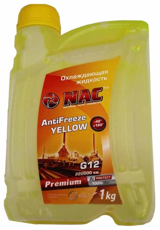NAC антифриз Premium Yellow — NAC